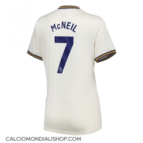 Maglie da calcio Everton Dwight McNeil #7 Terza Maglia Femminile 2024-25 Manica Corta